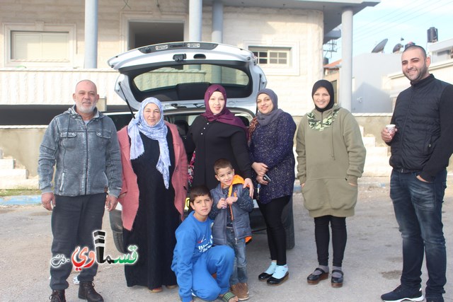  كفرقاسم : فوج الطائرة والثاني من عمرات الشتاء يغادر البلدة الى الديار الحجازية عبر مطار بن جوريون مع الاداري زهير العمشه  ابو الصراط  